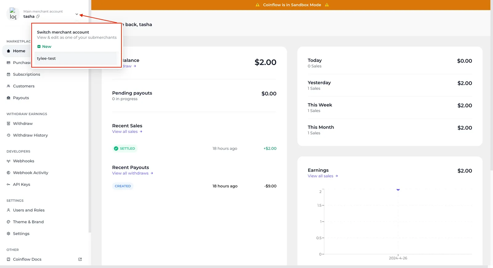 How to view / manage seller accounts on marketplace owner's dashboard
